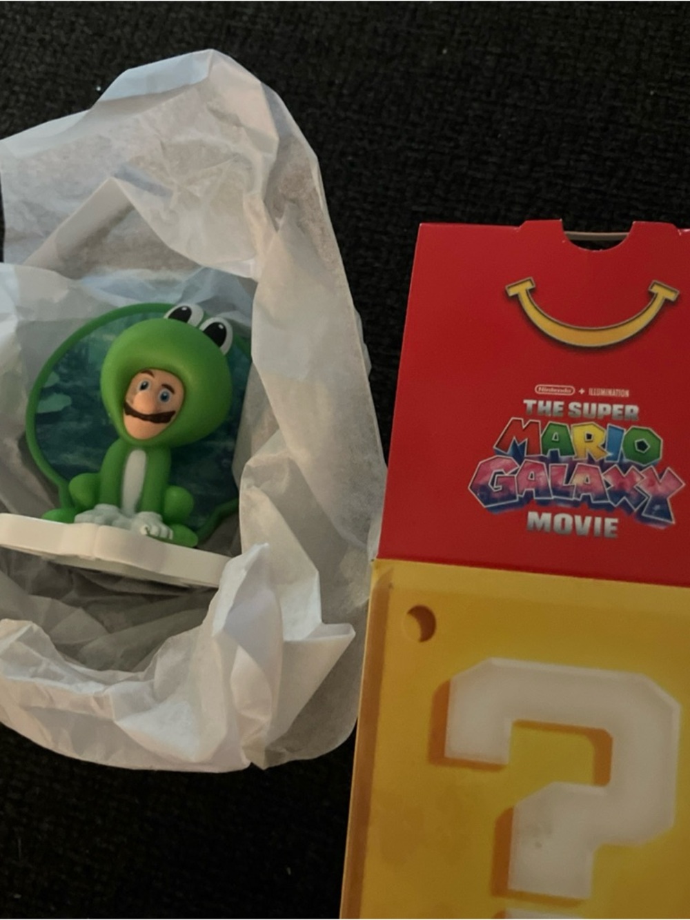 2026 Super Mario Galaxy Movie McDonalds Canada Frog Luigi Happy Meal Toy New